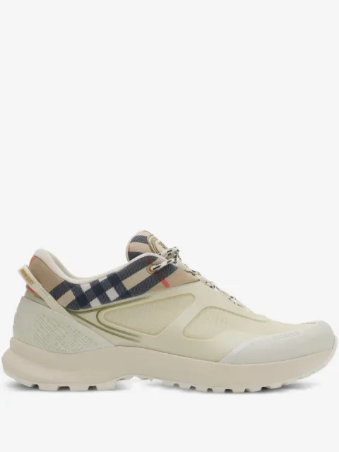 Burberry Check and mesh discover sneakers