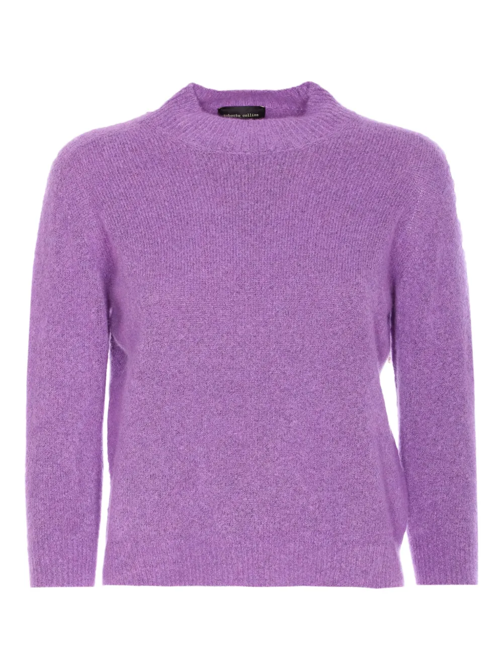 Roberto Collina crew-neck long-sleeve sweater - Viola