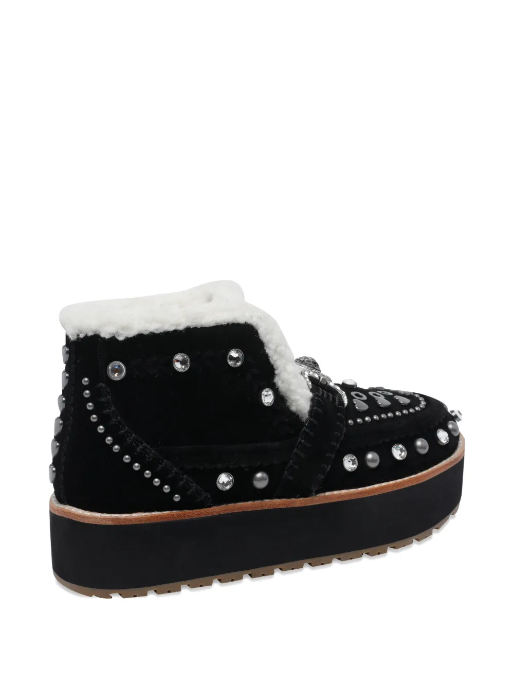 Kurt Geiger London Mansion Cozy laarzen met studs Zwart