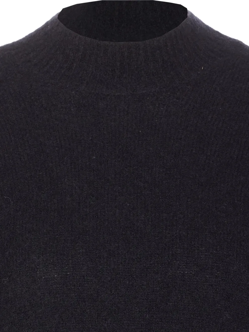 Roberto Collina Crew-neck Long-sleeve Sweater In Black