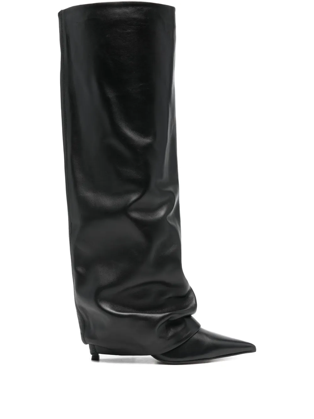 Castagna Irina Point-toe Boots In Black