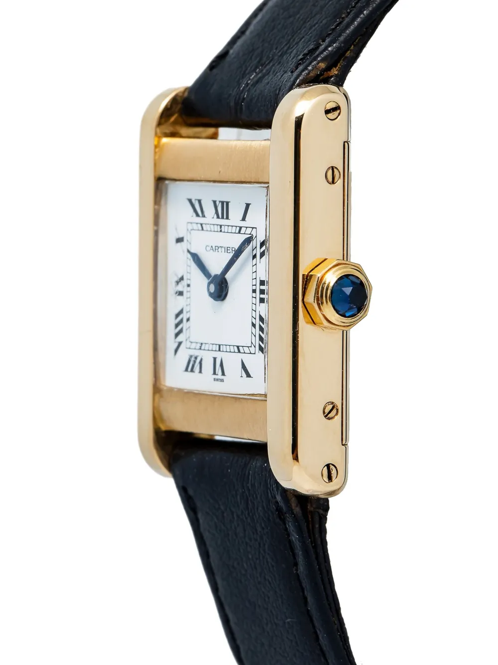 CARTIER Pre-owned Tank Normale 20mm In White