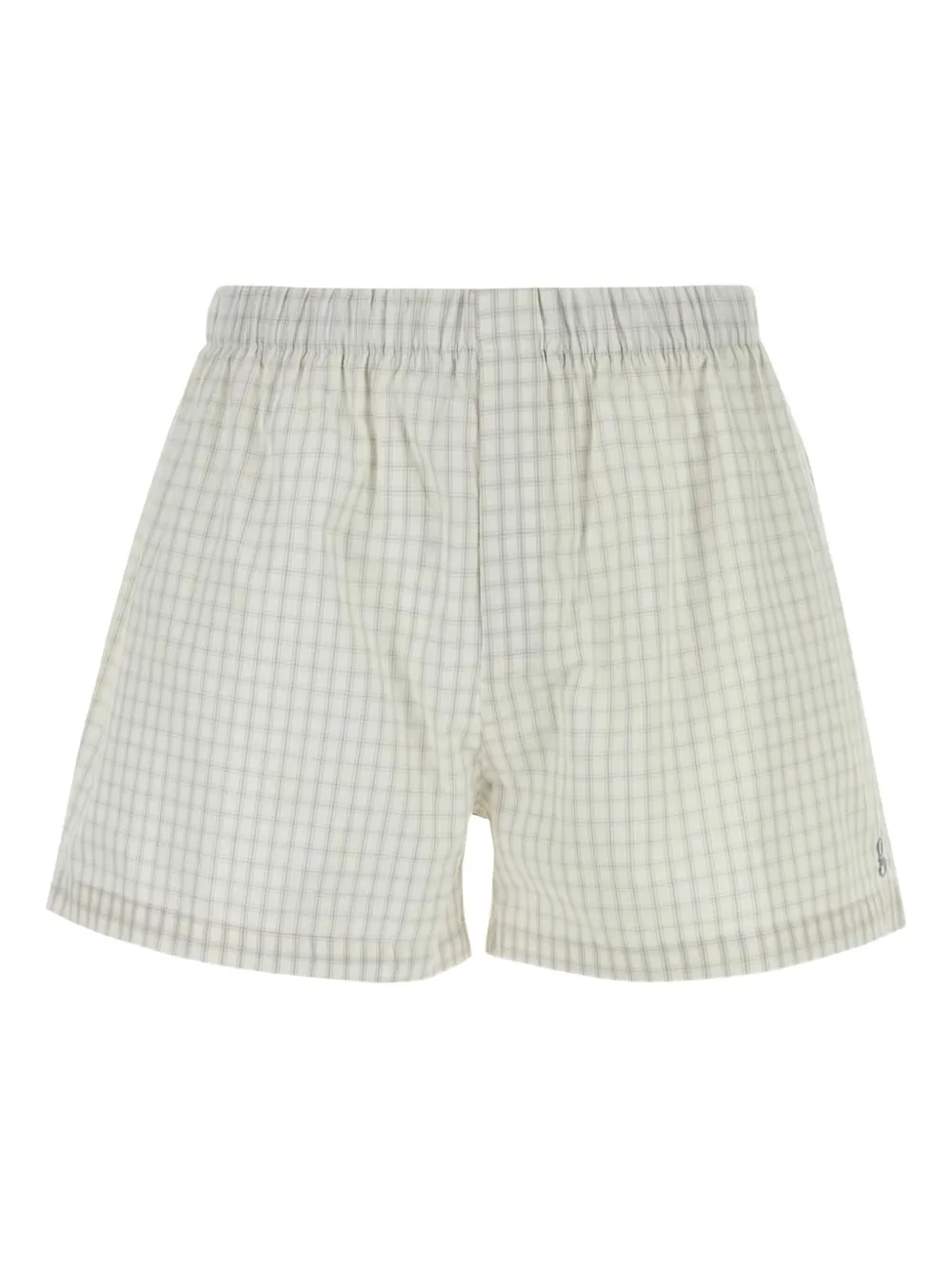 Gimaguas Boxers Embroidered-logo Shorts In Neutral