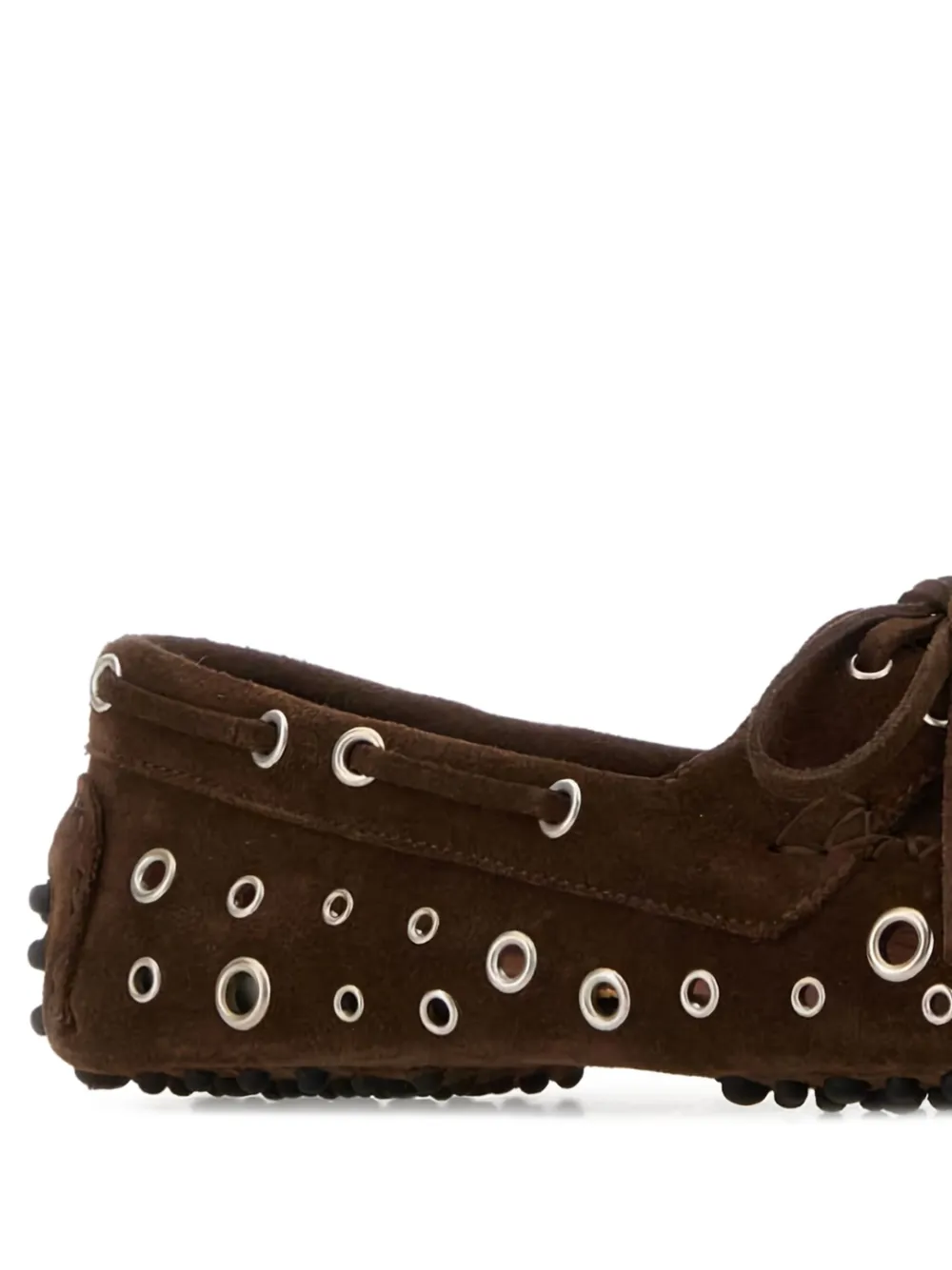 Gimaguas Car eyelets suede loafers - Bruin