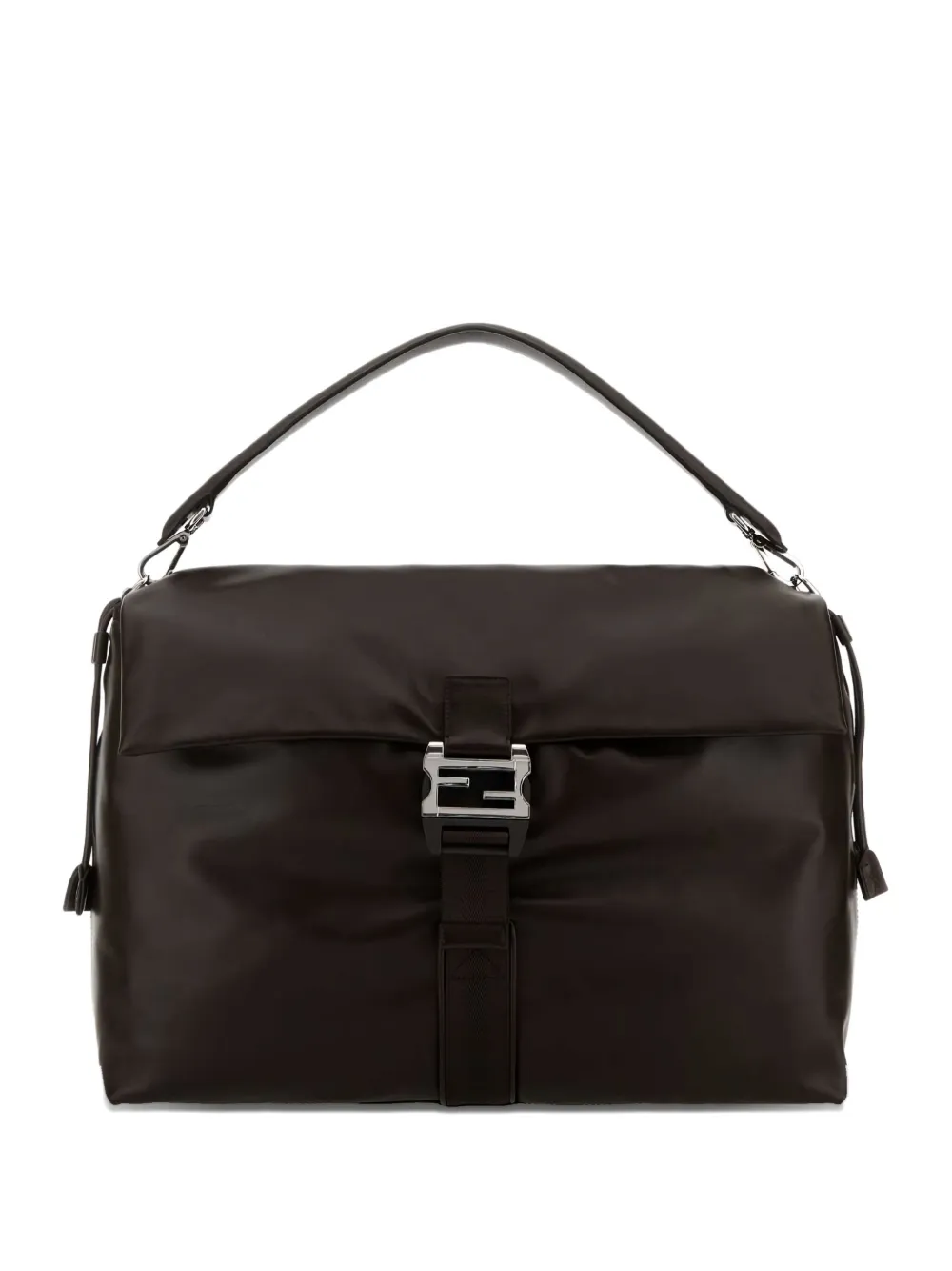 FENDI buckle-detail messenger bag | Brown | Image 1