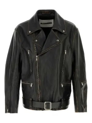Jil Sander レザージャケット メンズ通販 - FARFETCH