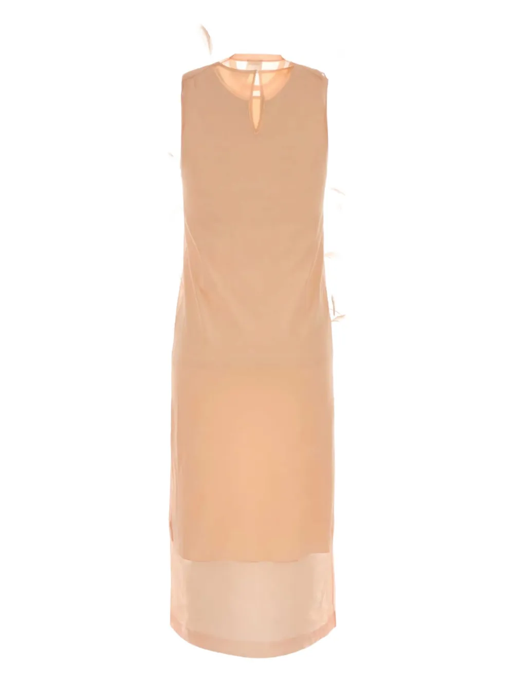 Jil Sander sleeveless midi dress - Beige