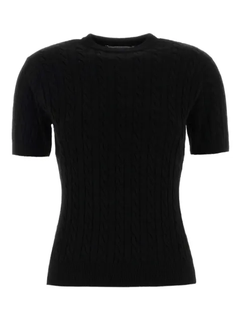 Gimaguas Rina cable-knit T-shirt