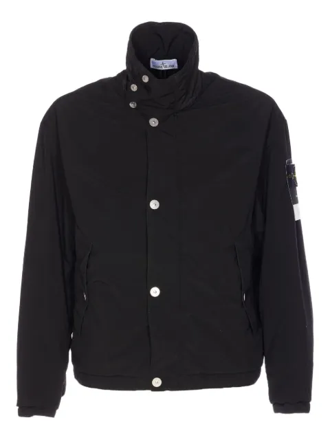 Stone Island zip logo-patch jacket
