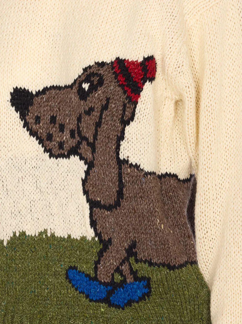 Howlin' Bumper Trouble Crew-neck Sweater In Neutral