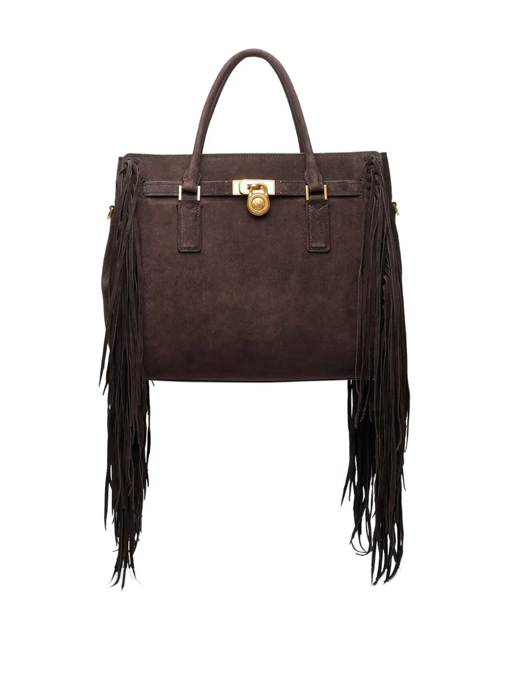 Michael Kors Hamilton shopper met franje Bruin