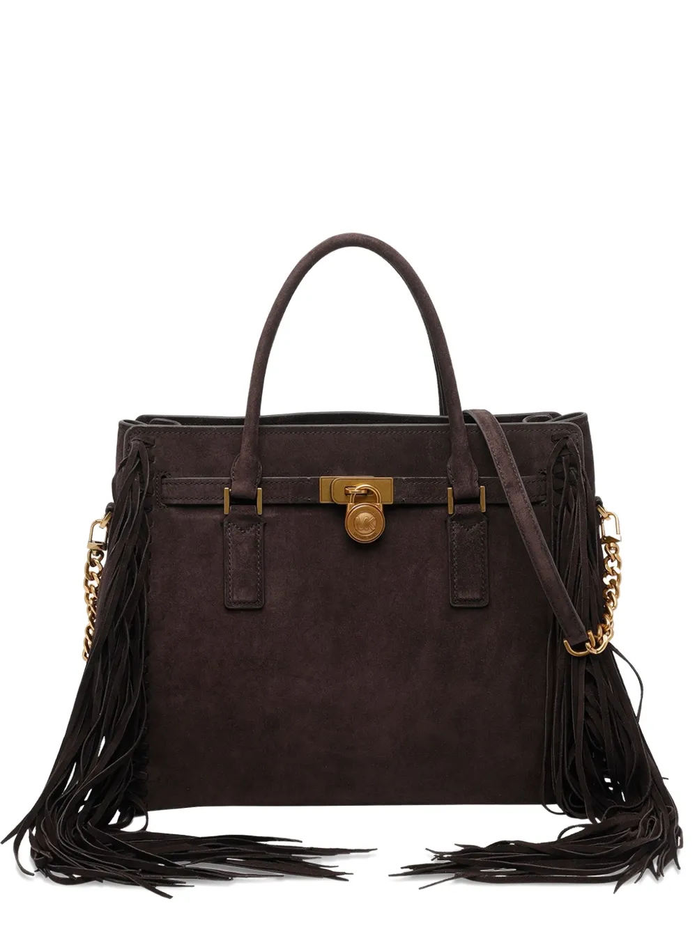 Michael Michael Kors Hamilton fringed tote bag | Brown | Image 1