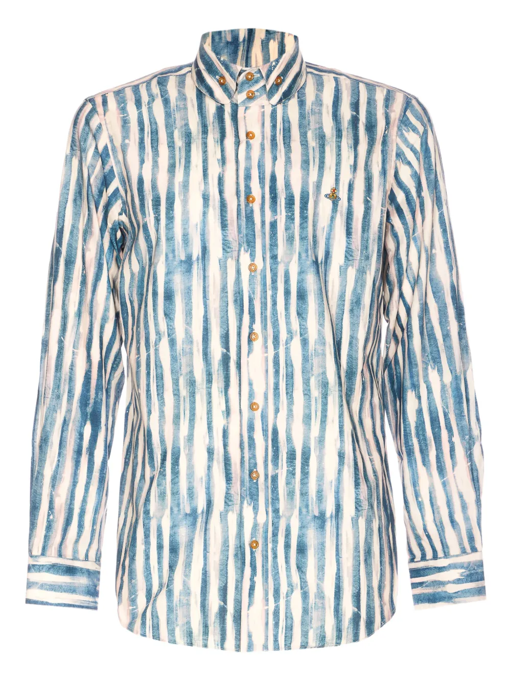 Vivienne Westwood Orb-logo shirt - Blu