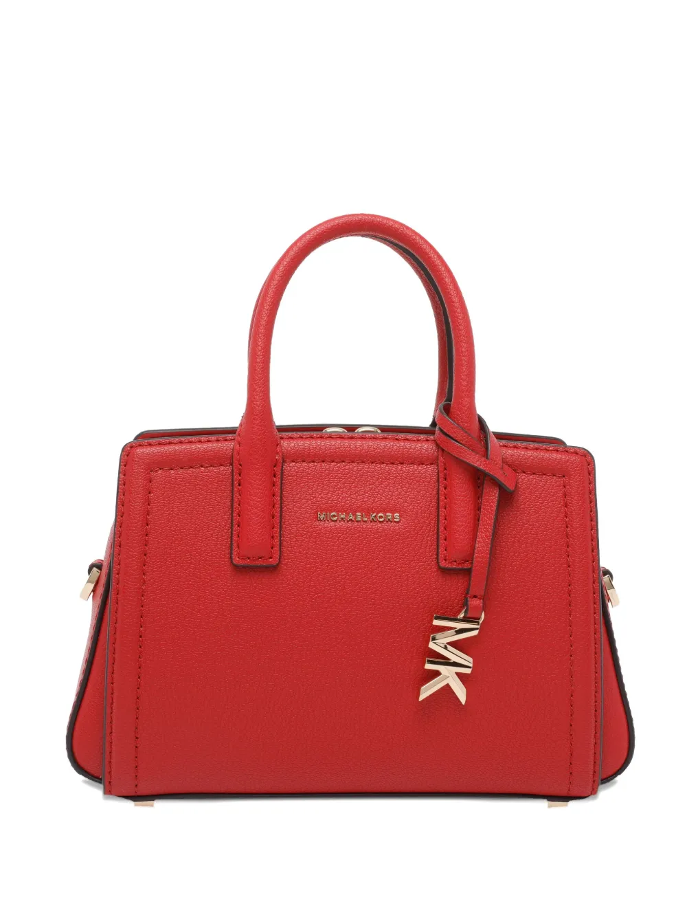 Michael Michael Kors mini sac cabas à breloque Laila | rouge | Image 1