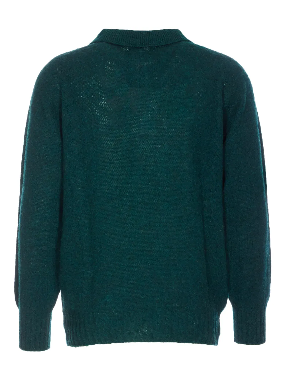 Howlin' Ghost button-collar polo shirt - Groen