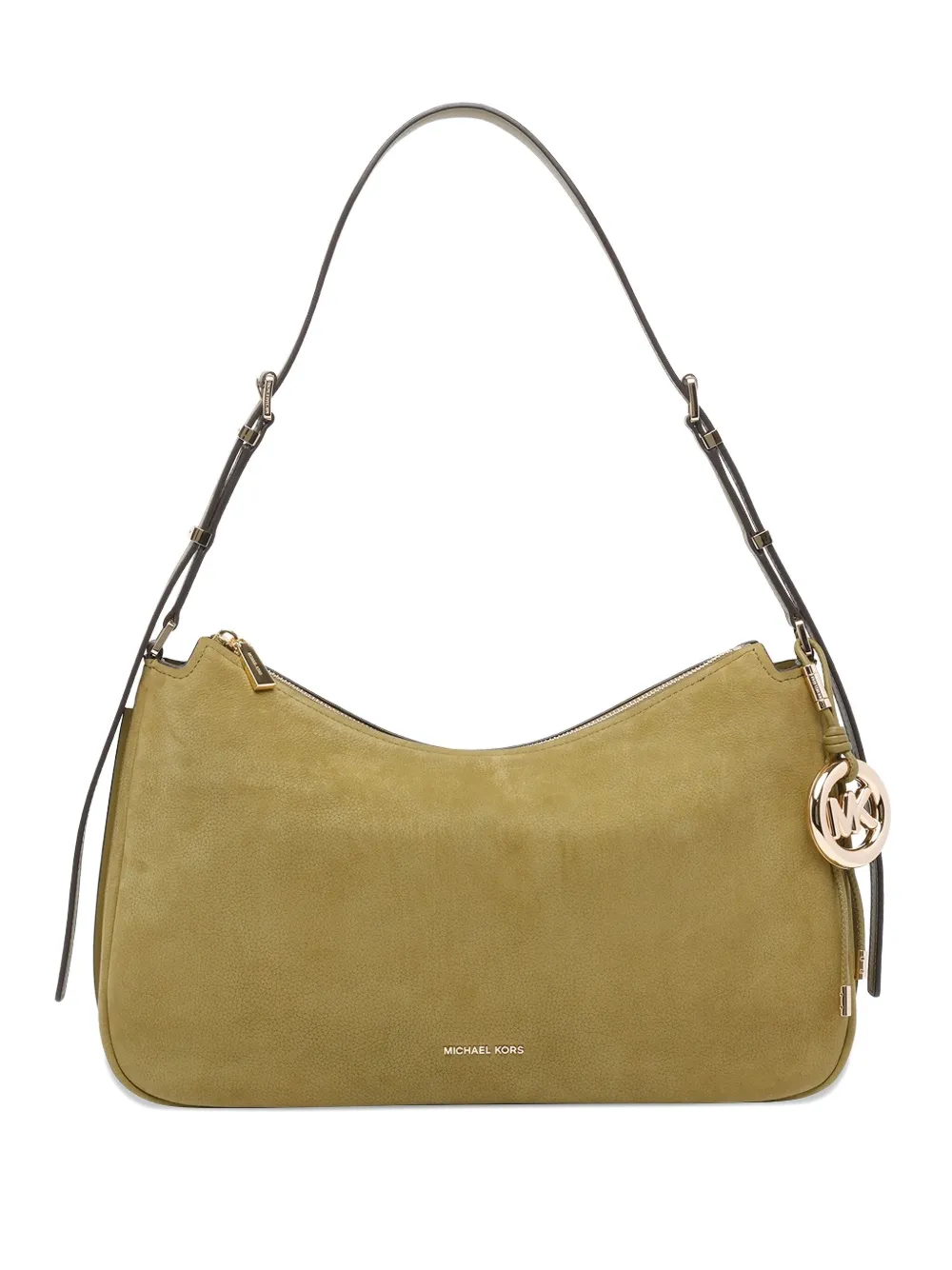 Michael Michael Kors medium Nolita zip shoulder bag | Green | Image 1