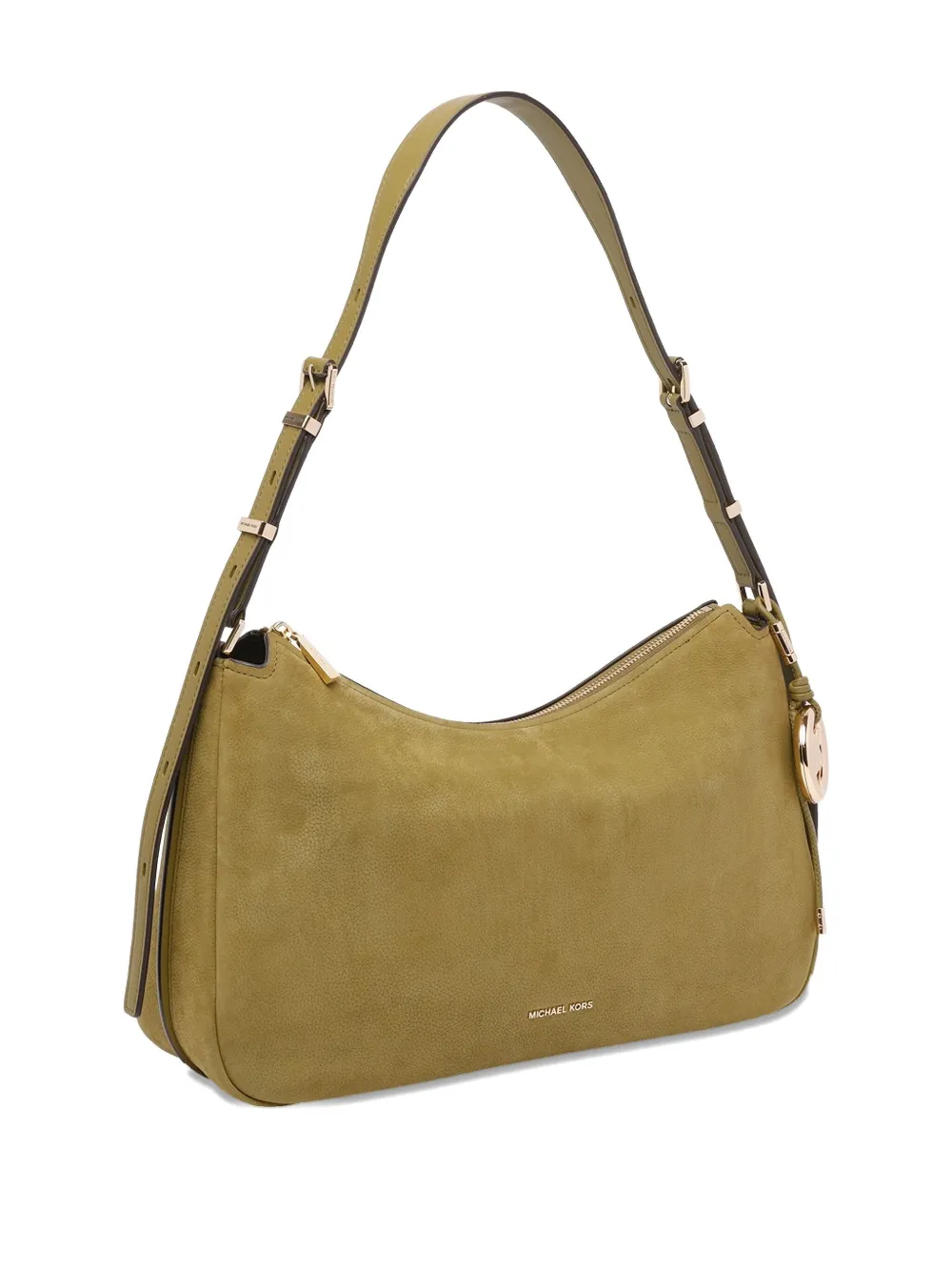 Michael Kors Nolita medium schoudertas met rits Groen