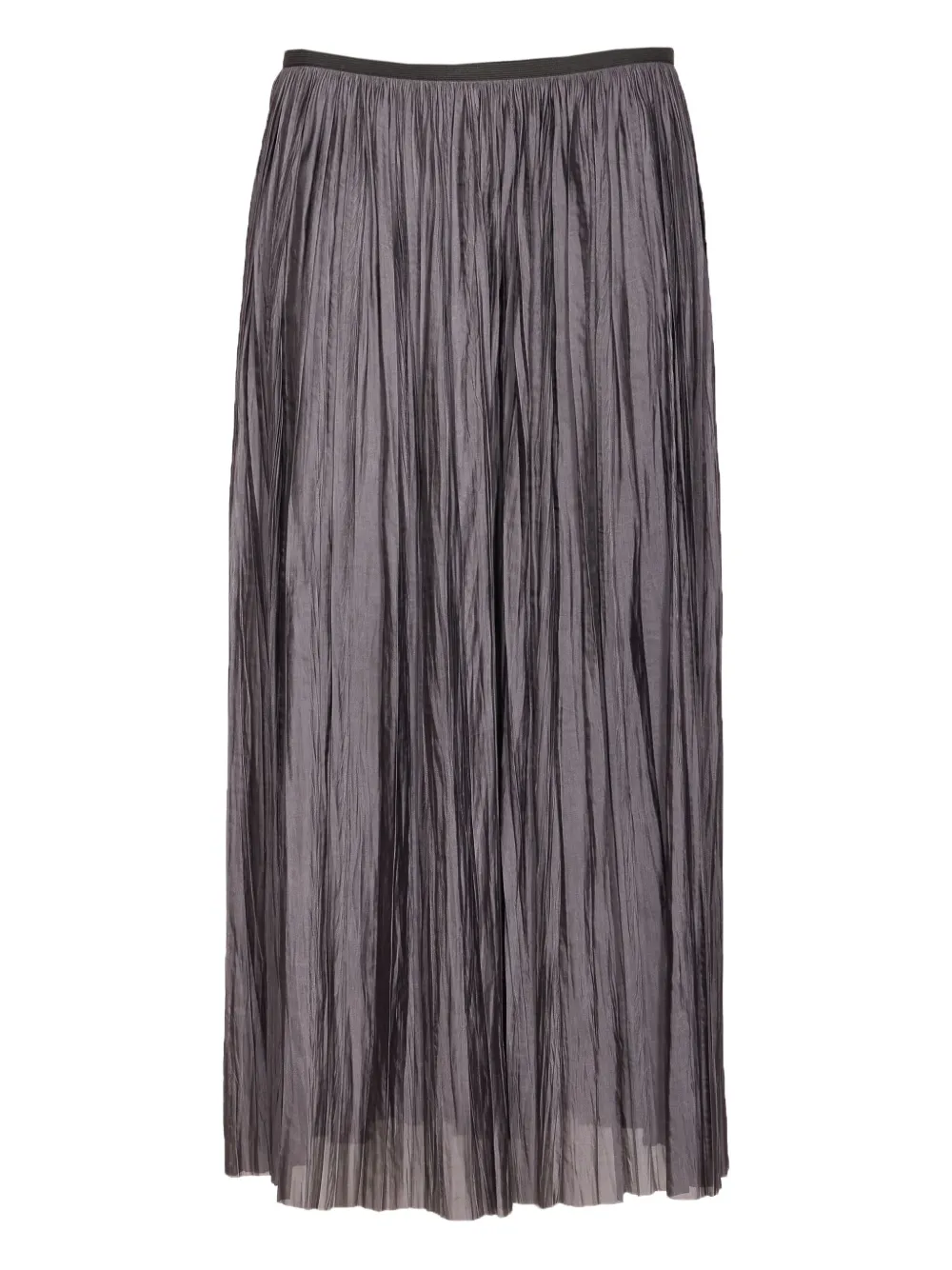 Roberto Collina Pleated Elasticated-waist Midi Skirt In Multi