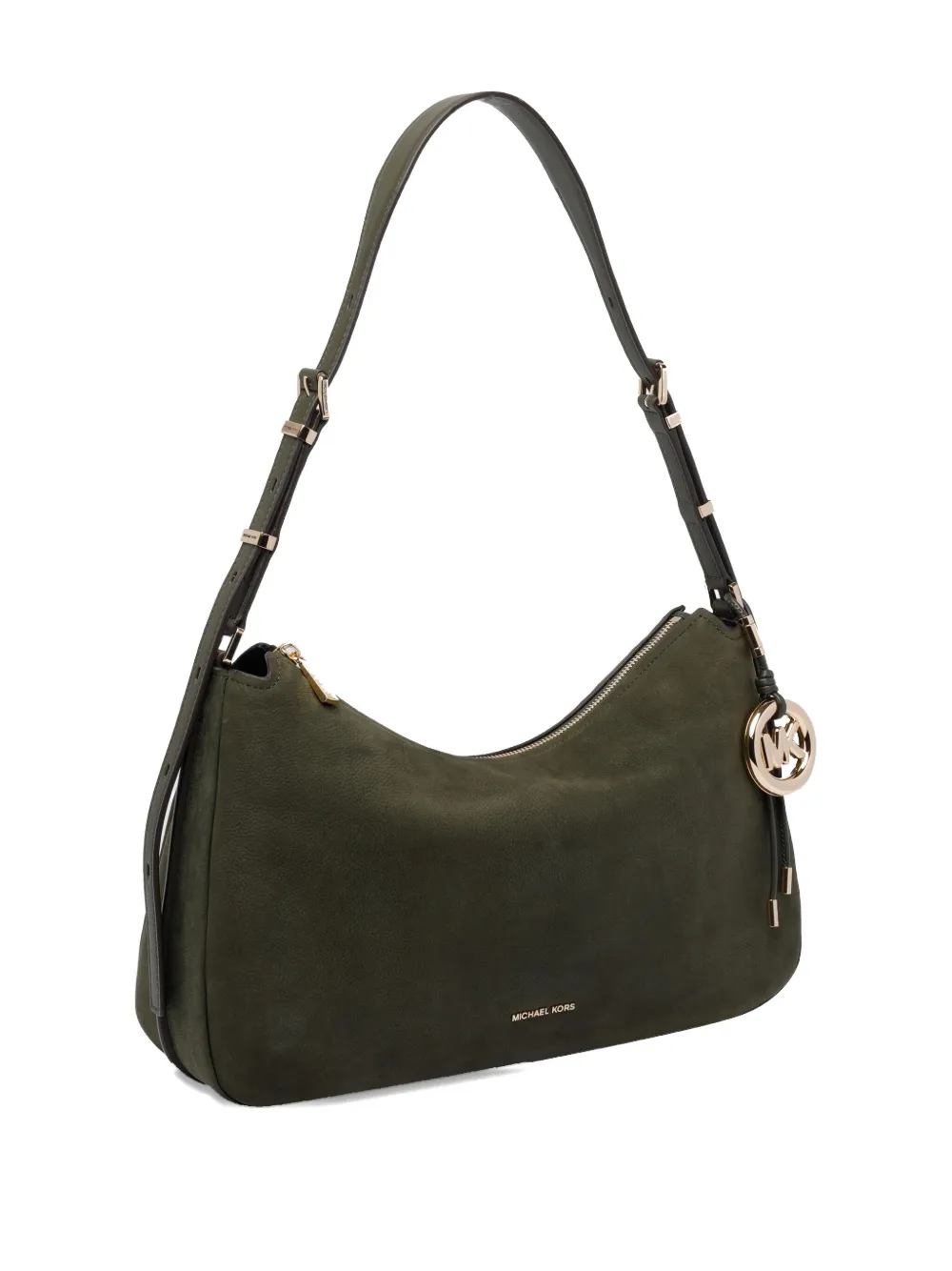 Michael Kors Nolita schoudertas met rits Groen