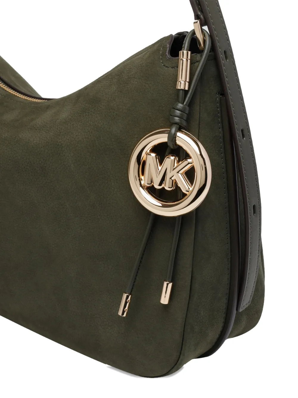 Michael Kors Nolita schoudertas met rits Groen