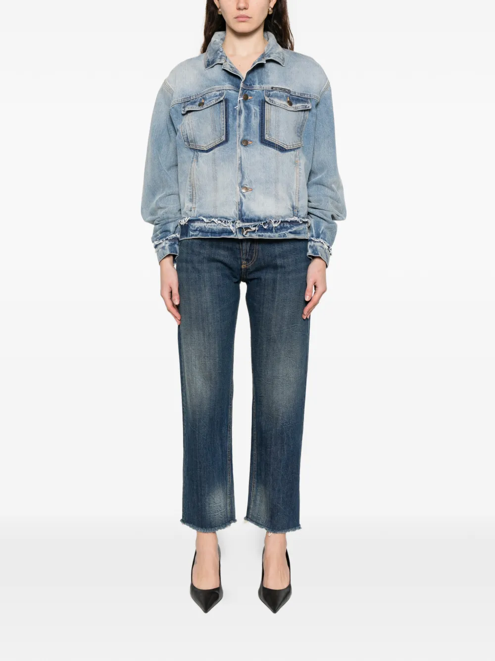  Maison Margiela Five-pockets Button-fastening Jeans - Blue 