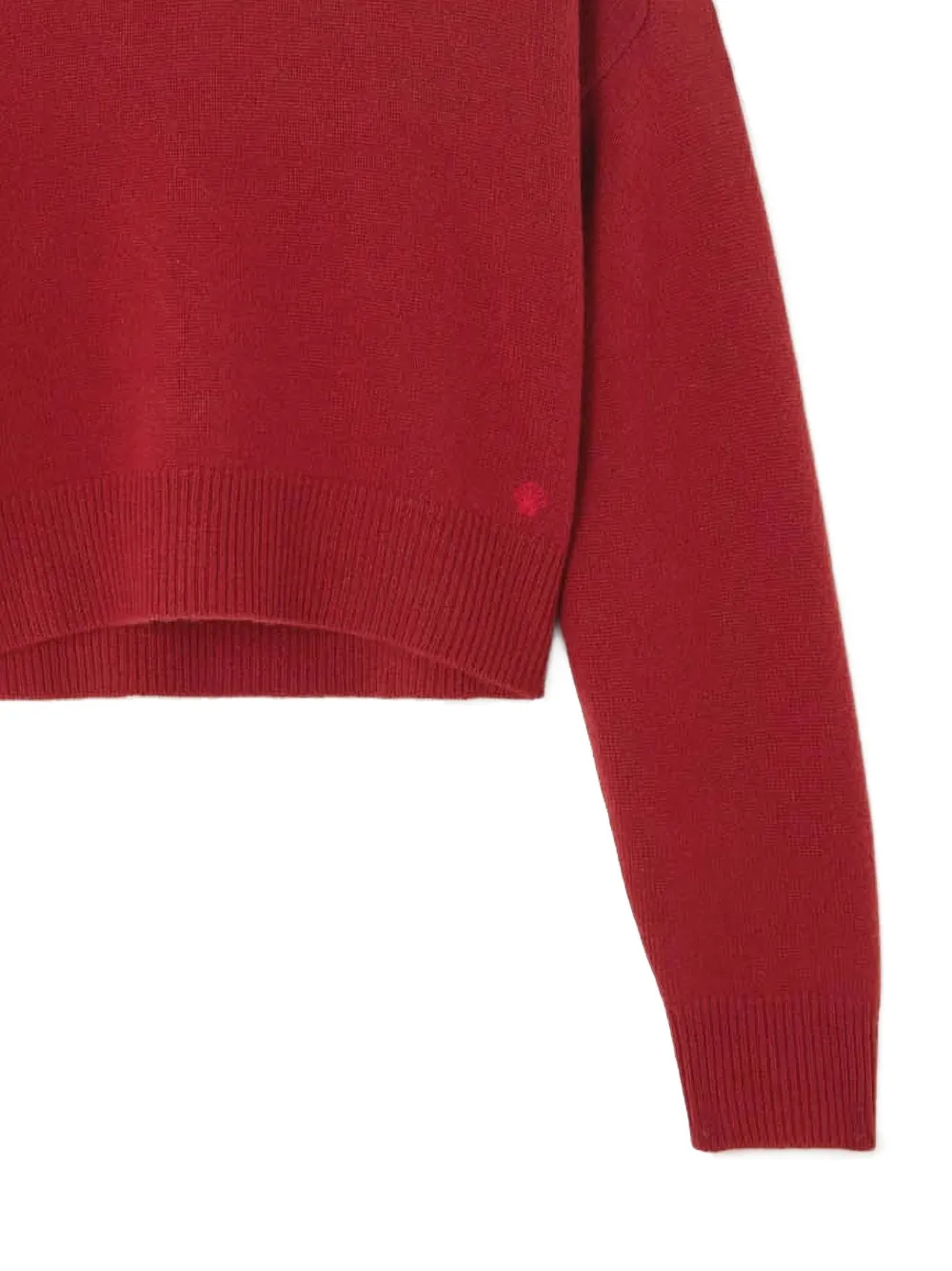 Anaa V-Neck Ribbed Sweater