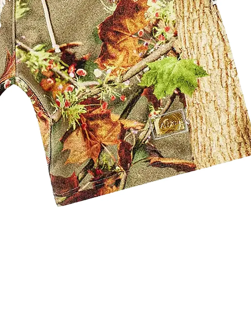 Advisory Board Crystals Shorts met trekkoord en camouflageprint - Bruin