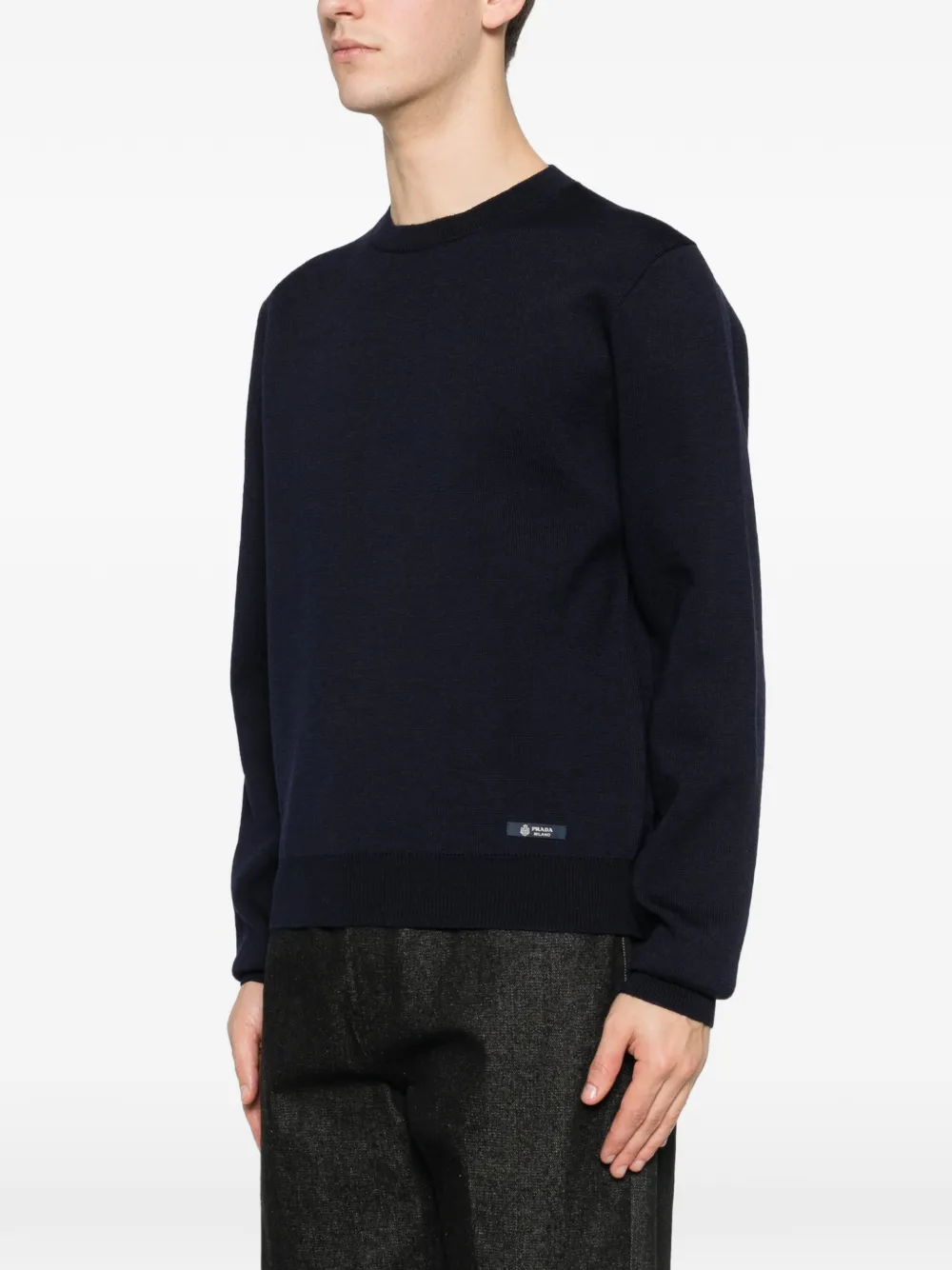  Prada Crew-neck Sweater - Blue 