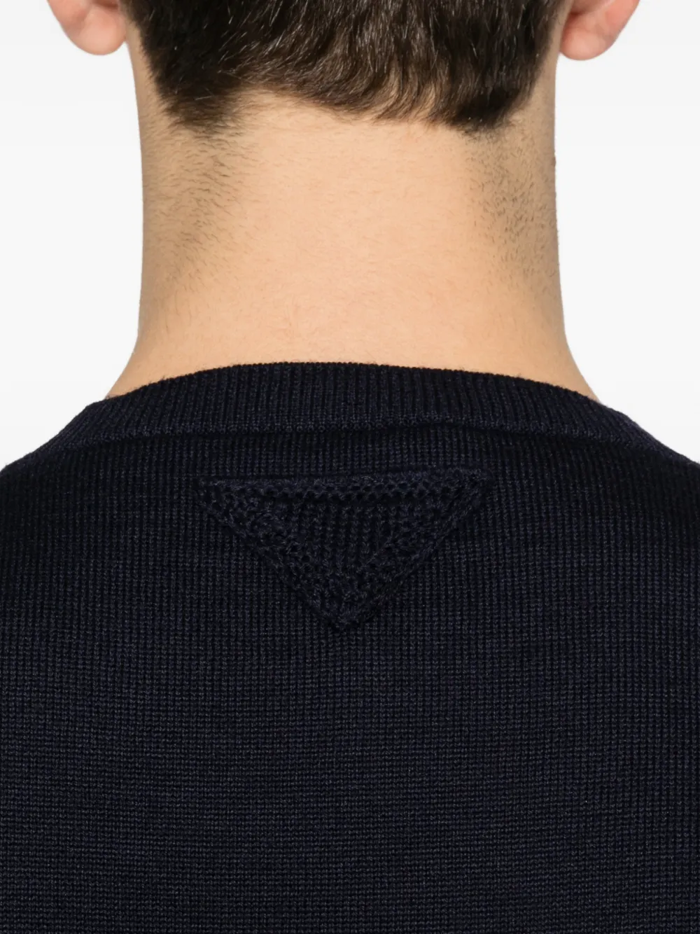 Prada Trui met ronde hals Blauw