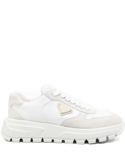 Prada logo-plaque sneakers