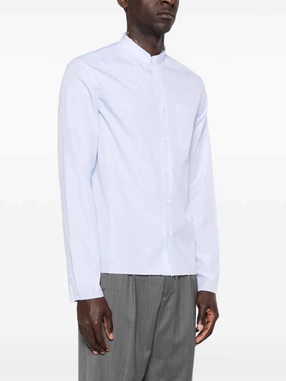 Prada Overhemd met borstzak Blauw