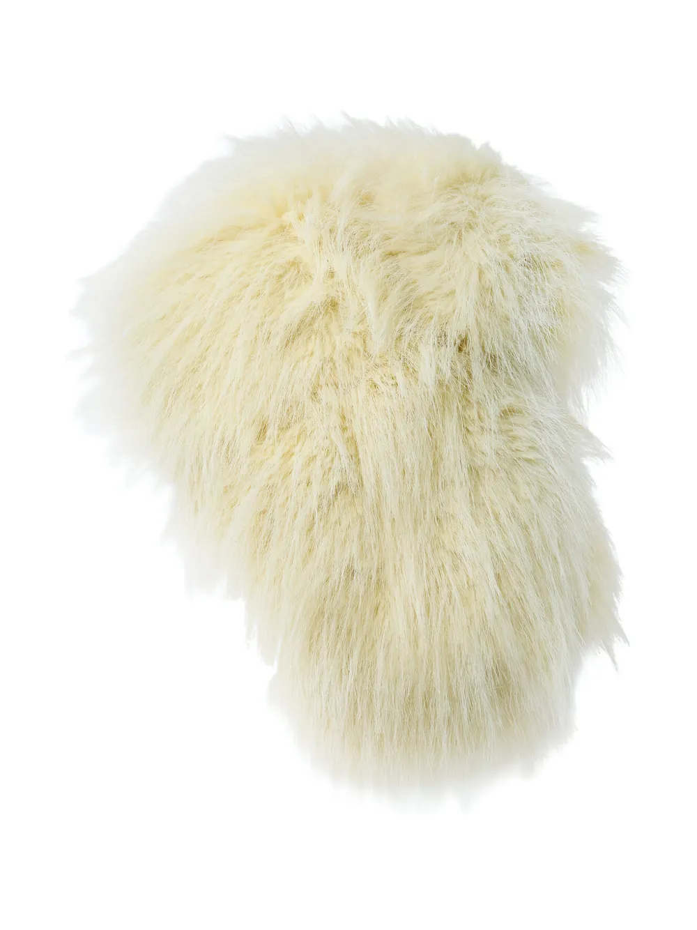 Jacquemus Grande Chapka voluminous faux-fur headpiece - Beige