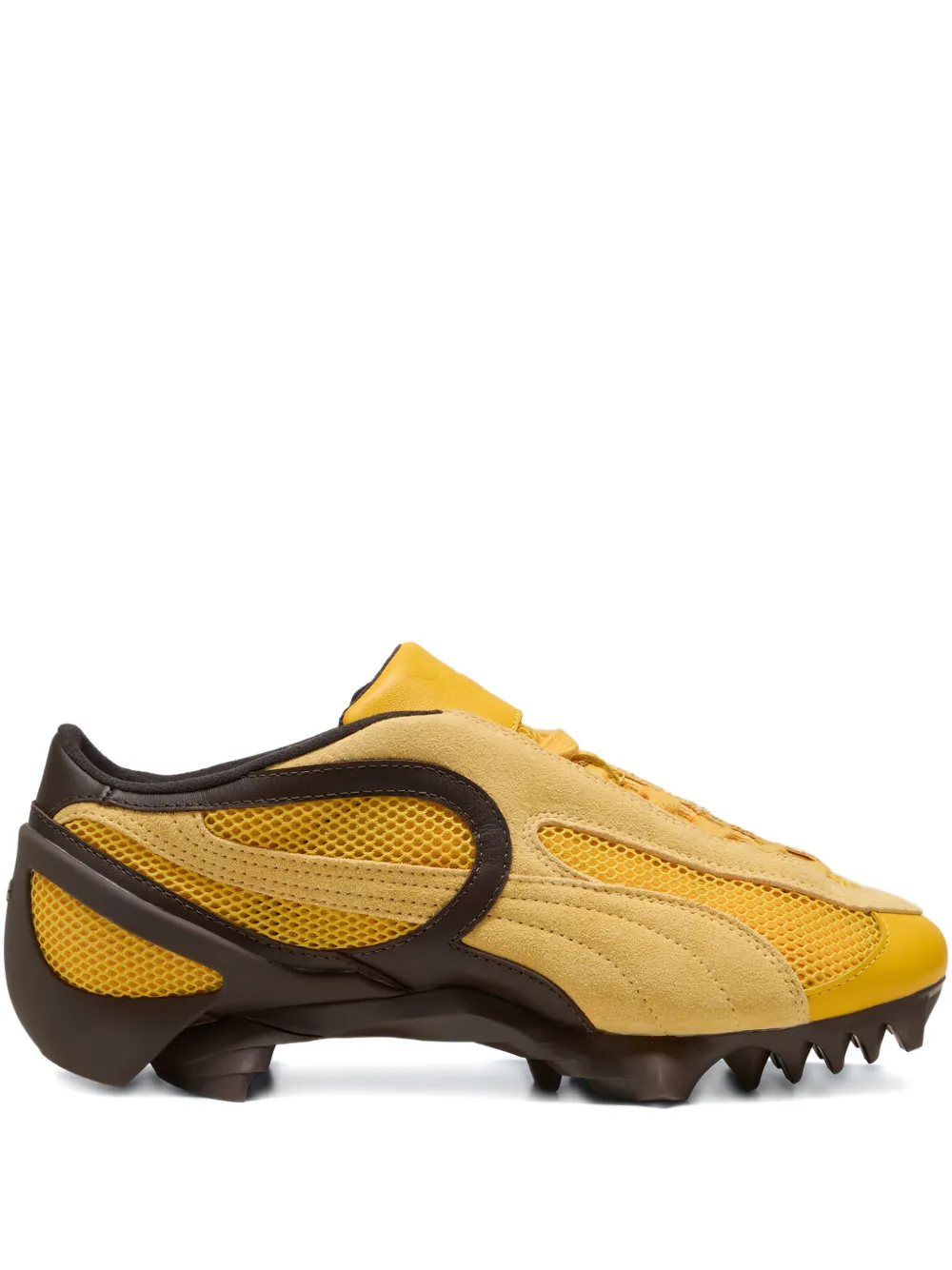 PUMA mesh weave beisser trainers | Yellow | Image 1