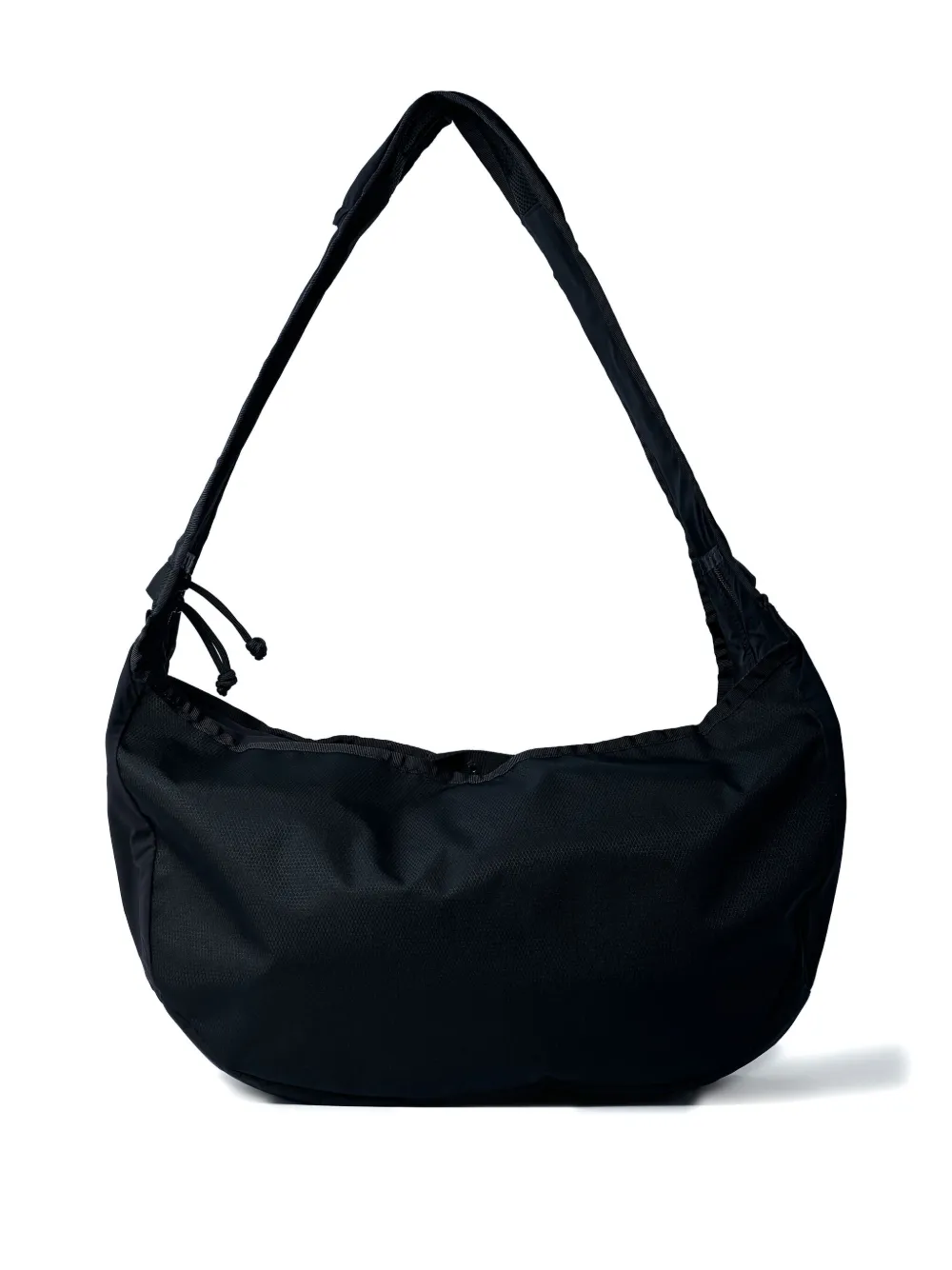 Comme des Garçons Homme adjustable strap zip messenger bag - Zwart