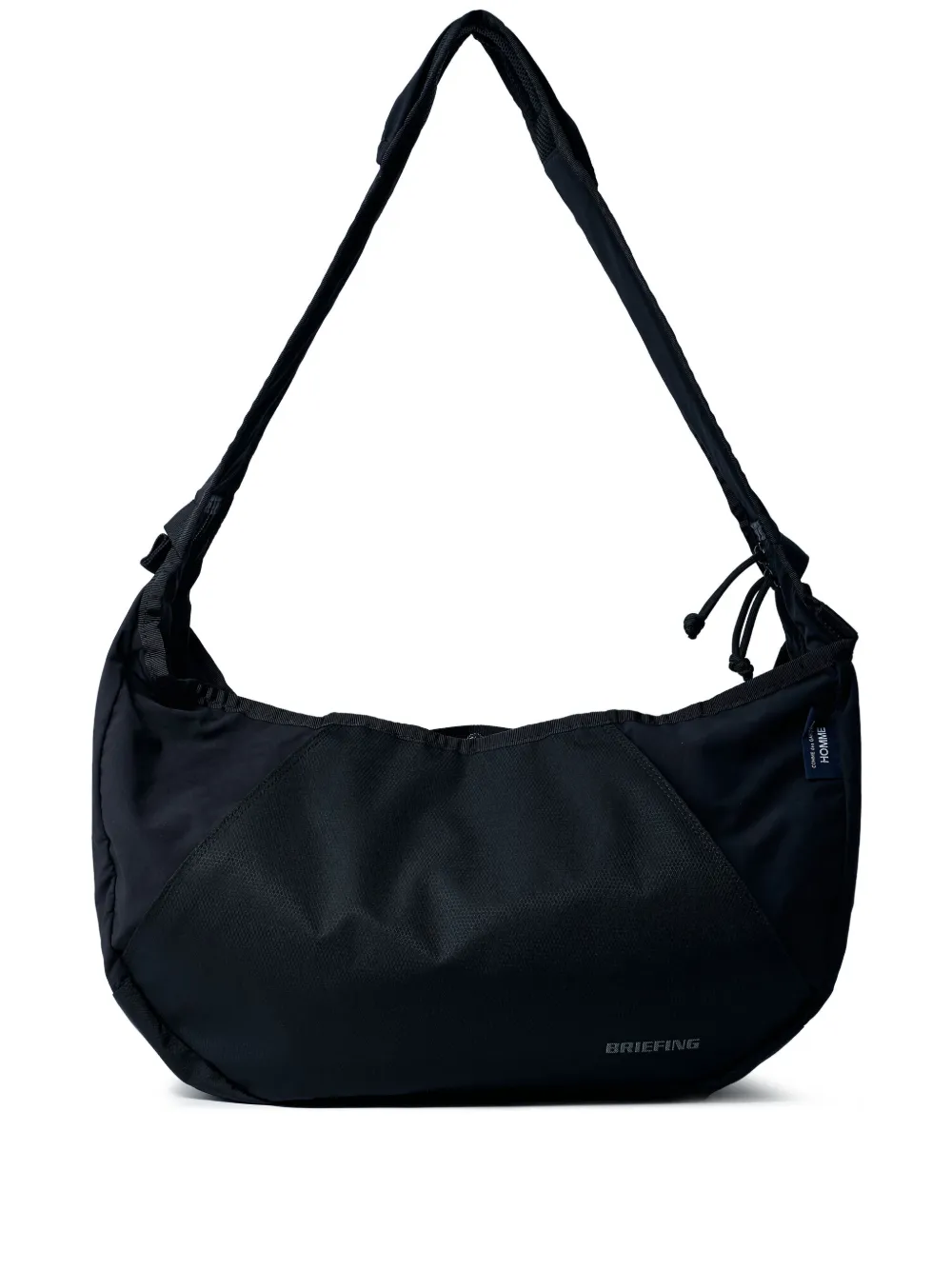 Comme des Garçons Homme adjustable strap zip messenger bag - Nero