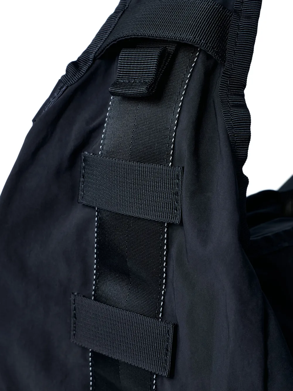 Comme des Garçons Homme Messengertas met verstelbare band en rits Zwart