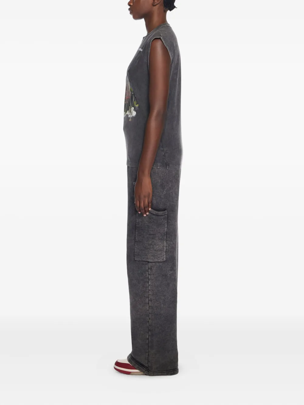 Off-White Landscape Arrow tanktop Grijs