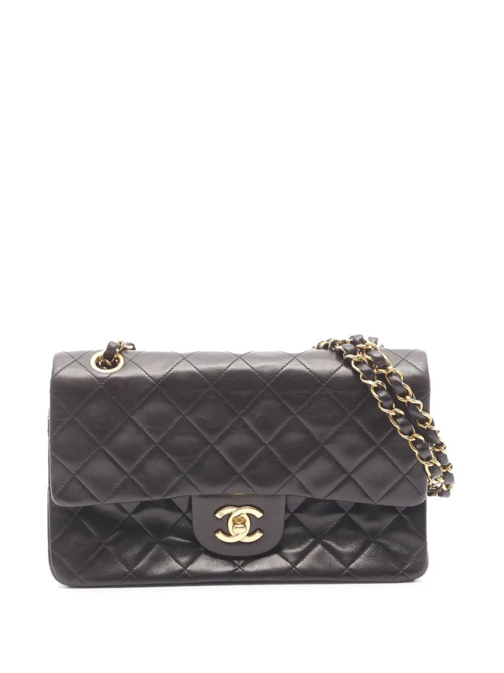 CHANEL Pre-Owned 1991-1994 CHANEL Matelasse W flap Lambskin (sheep CHANEL Pre-Owned 1991-1994 CHANEL Matelasse W flap Lambskin (sheep