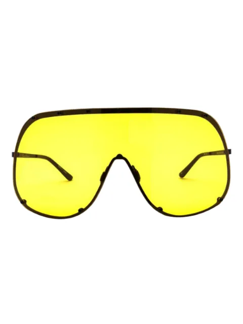 Rick Owens geometric sunglasses