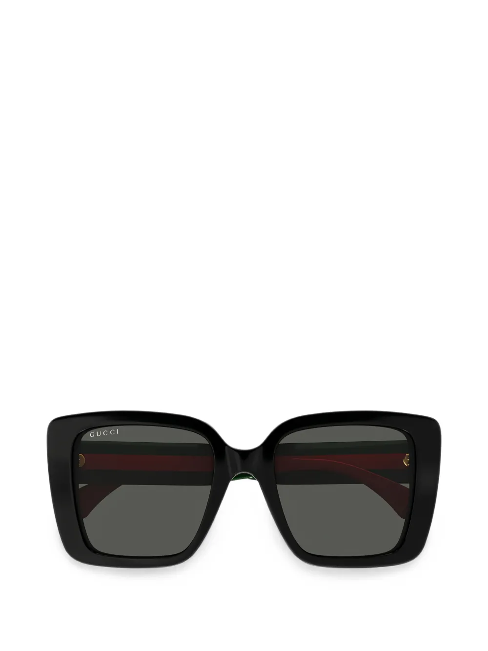 Gucci Eyewear Web-stripe square-frame sunglasses · 53