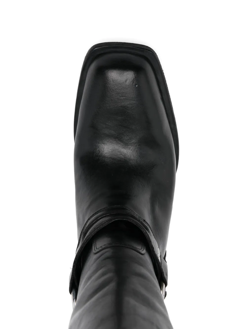 Fauzian Jeunesse 40mm Studded Biker Boots In Black