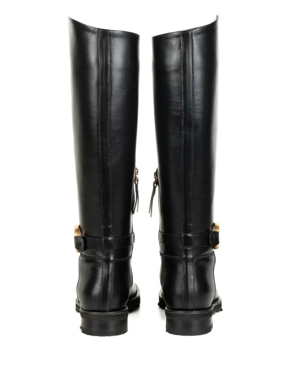 Roberto Festa 10mm Nia Embellished Knee-high Boots In Black