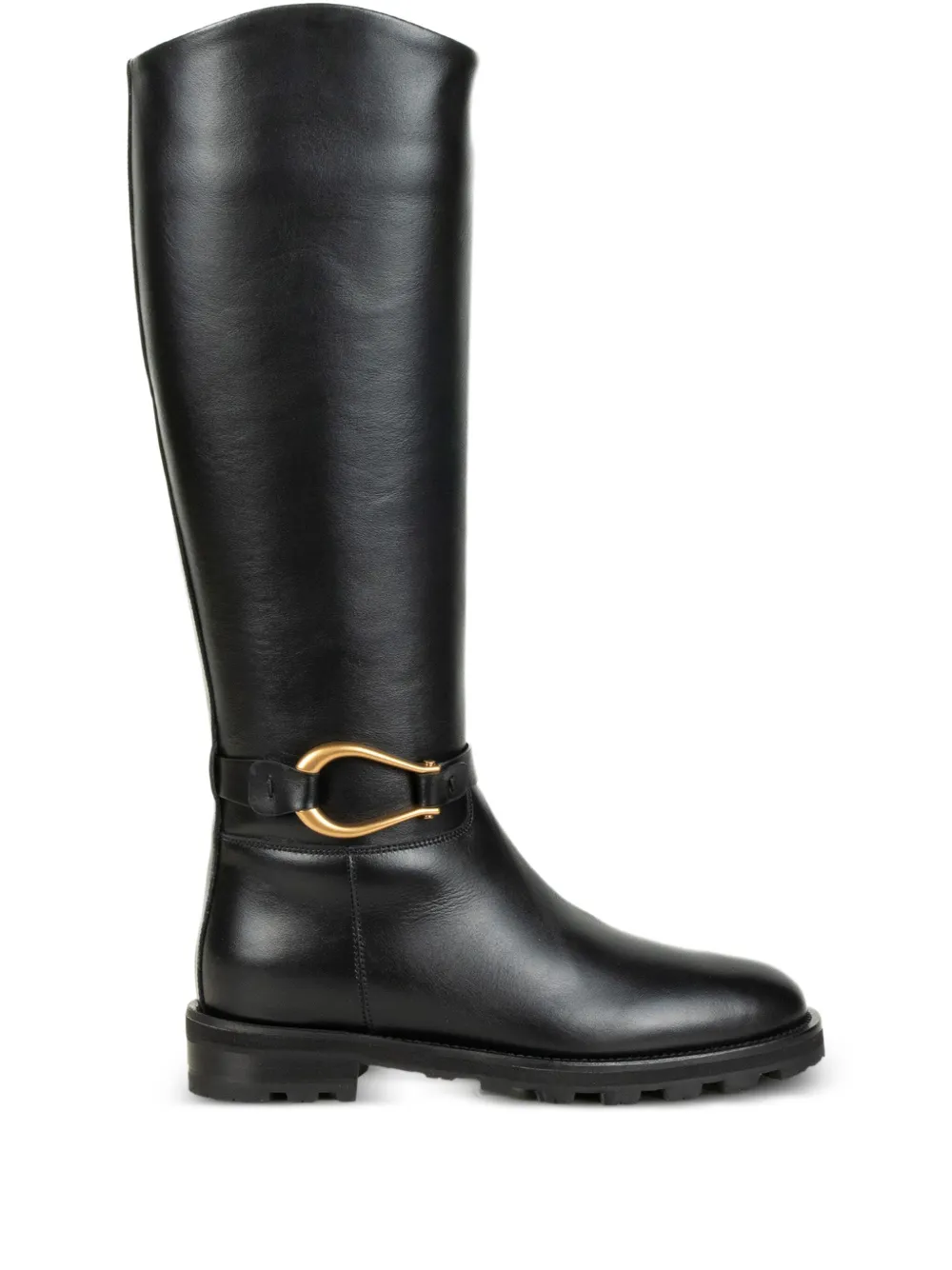 Roberto Festa 10 mm Nia verfraaide knielaarzen Zwart