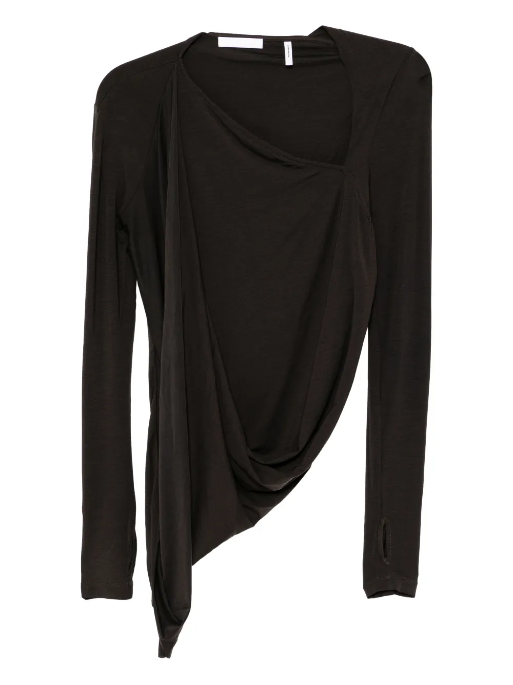 Helmut Lang asymmetric top | Brown | Image 1