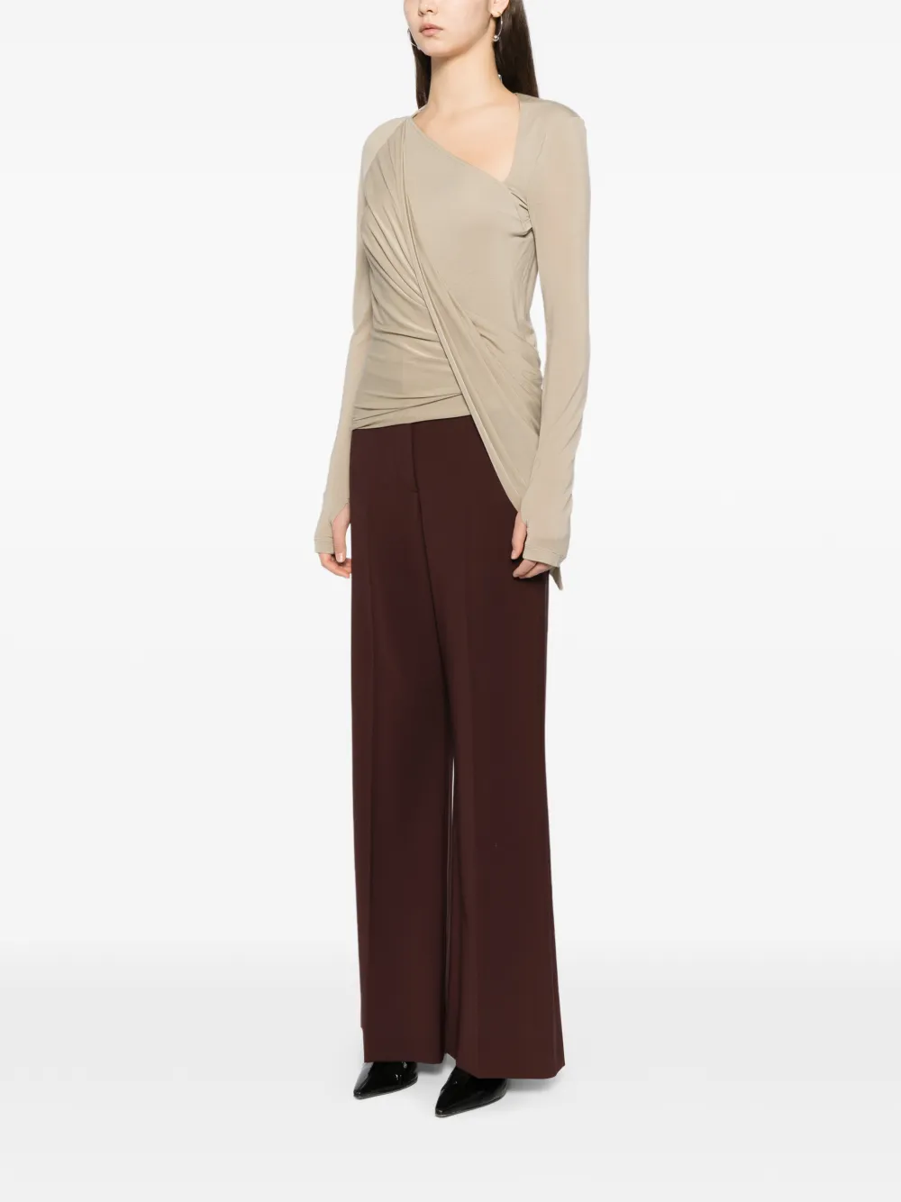  Helmut Lang Asymmetric Top - Neutrals 