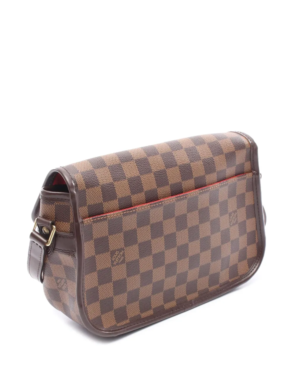 Pre-owned Louis Vuitton 2006 Damier Ebene Sologne Crossbody Bag In Brown