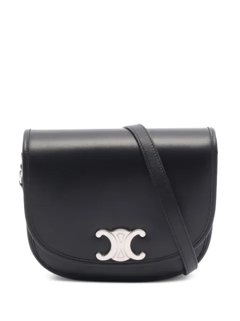 Celine Pre-Owned 2021-2025 Triomphe Leather Besace crossbody bag