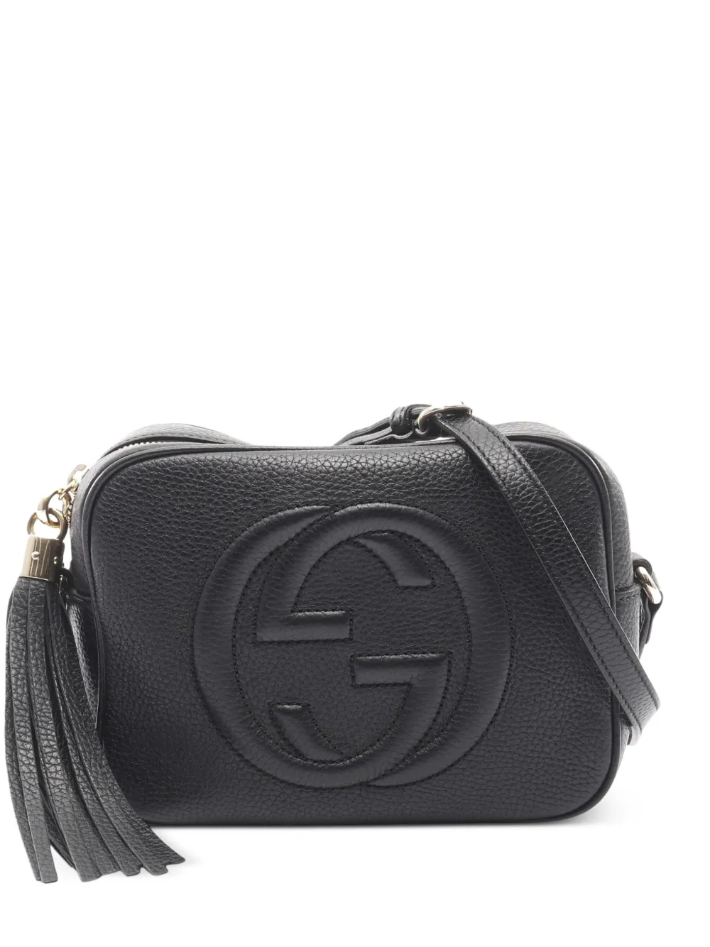 Gucci Pre-Owned 2016-2025 Leather Soho Disco crossbody bag - ブラック Gucci Pre-Owned 2016-2025 Leather Soho Disco crossbody bag - ブラック