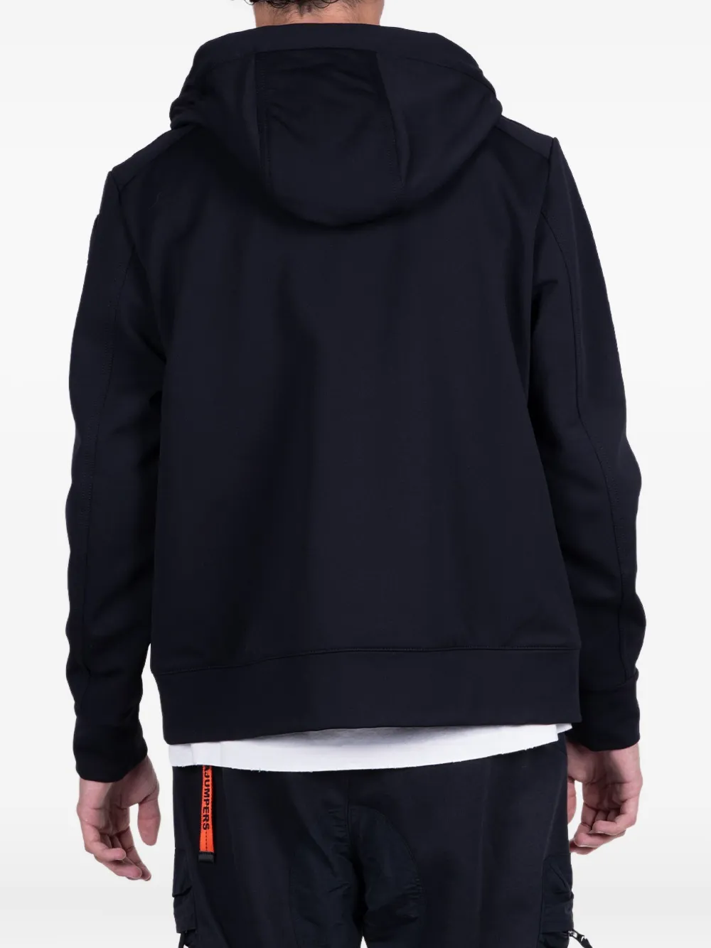 Parajumpers Zipped Hooded Jacket In Black