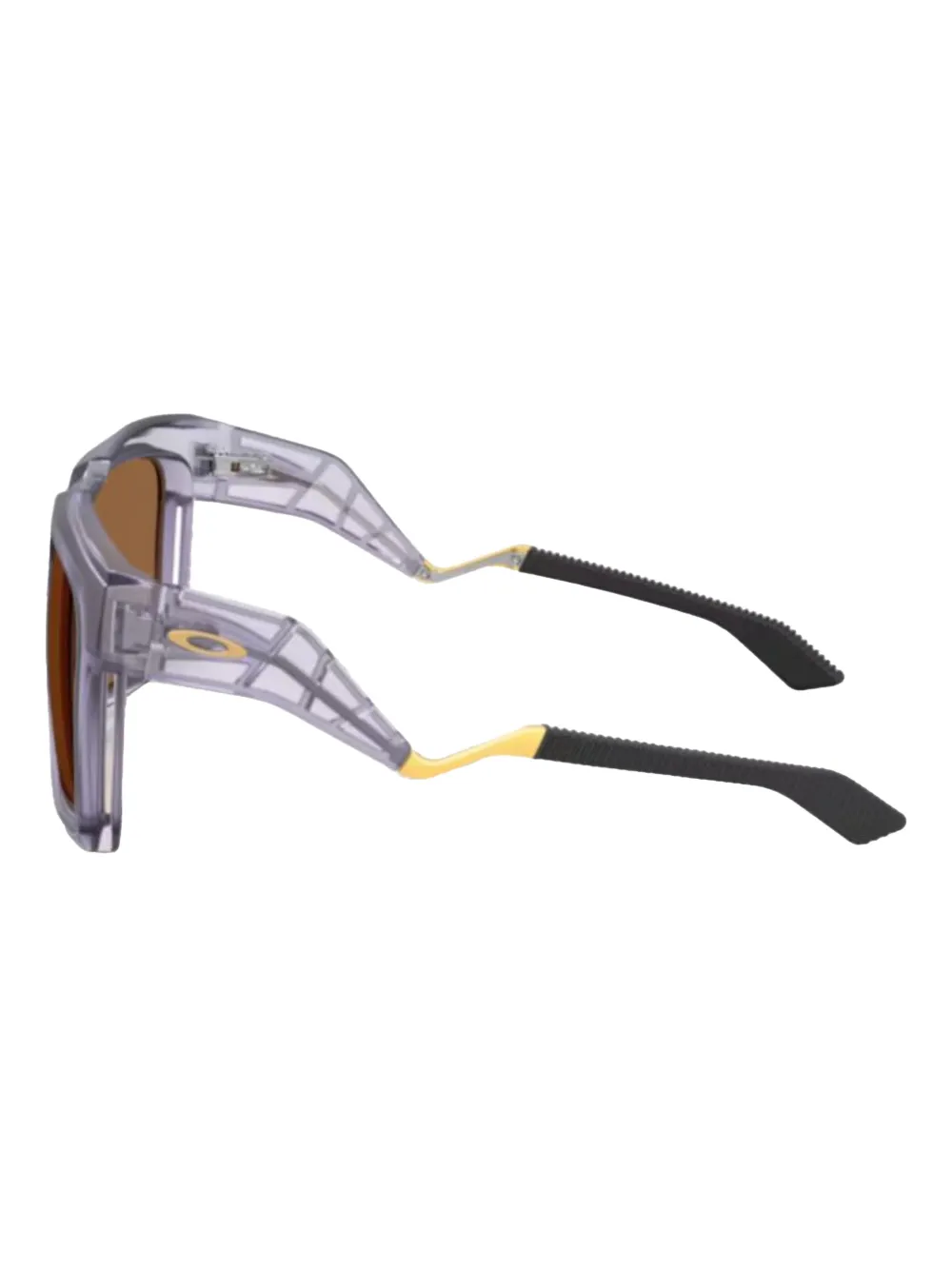 Oakley Zonnebril met vierkant montuur Wit